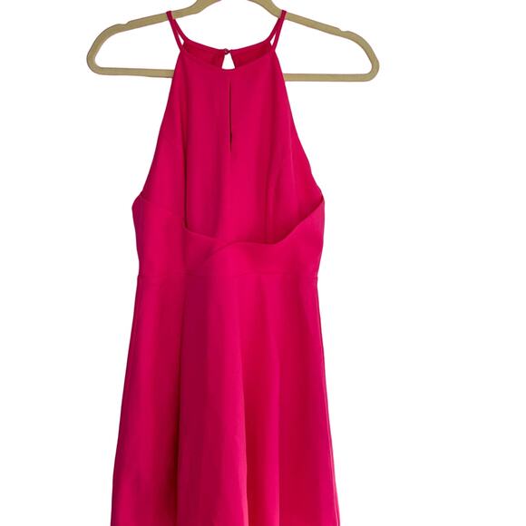 Hyfve Dress Barbiecore Mini Dress Sleeveless Medium Pink - Picture 1 of 4